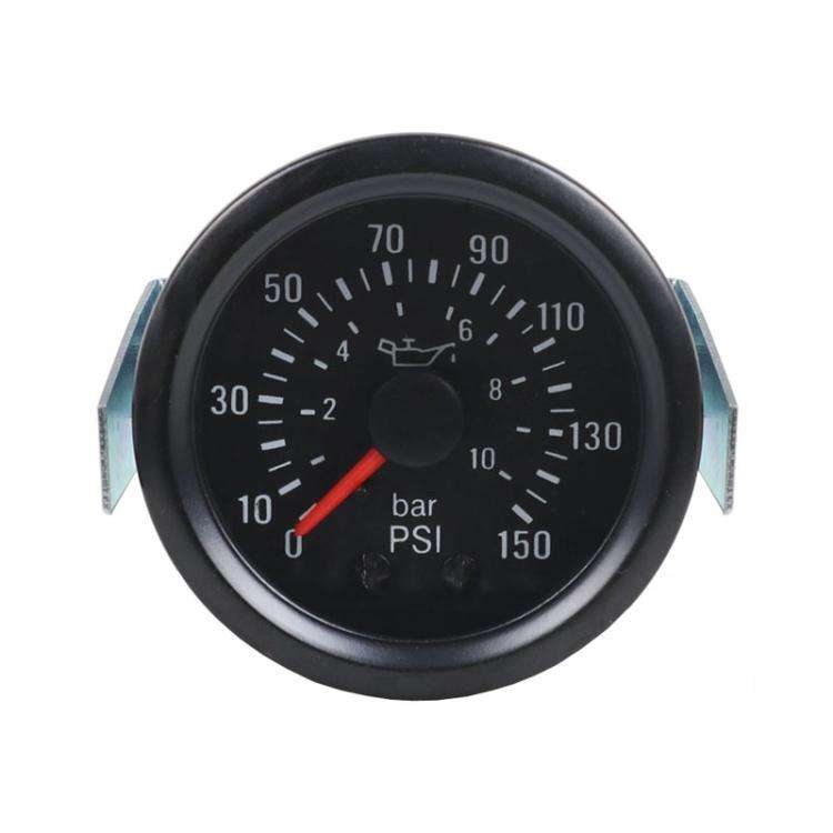 Car Modification Instrument Dual Scale Direct Sensor Oil Pressure Gauge