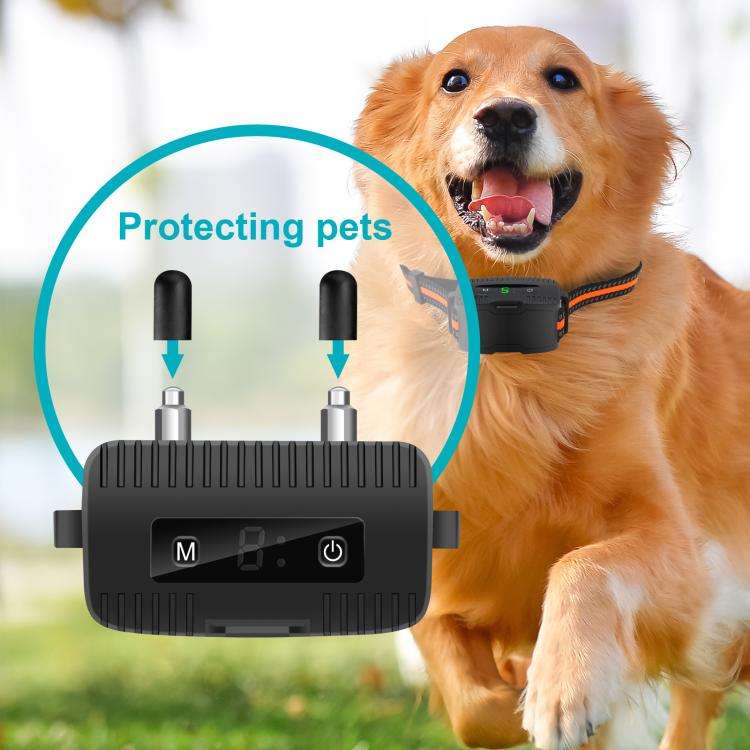 Anti-Barking Dog Collar Pet Remote Control Training Barking Control Device(Black)