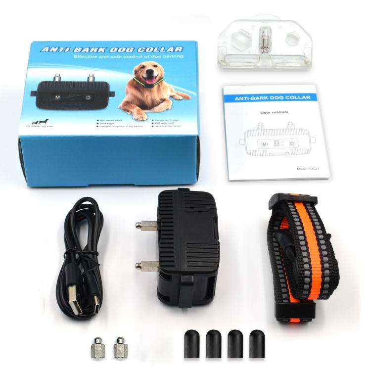 Anti-Barking Dog Collar Pet Remote Control Training Barking Control Device(Black)