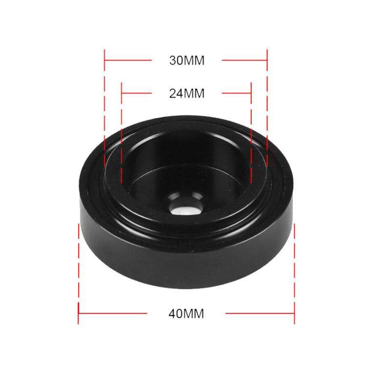 Car Tuning Accessories Rear Wiper Arm Plug Cover For Honda / Mazda / Volvo(Black)