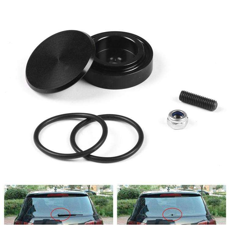 Car Tuning Accessories Rear Wiper Arm Plug Cover For Honda / Mazda / Volvo(Black)