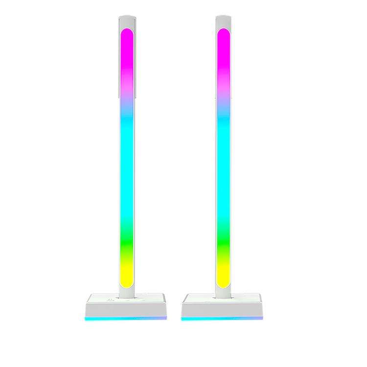 Ajazz ABL190 Pickup Ambient Light Headphone Holder RGB Desktop Ambient Music Lights(White)