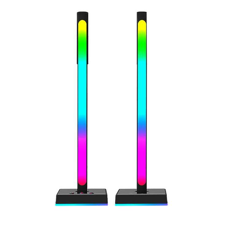 Ajazz ABL190 Pickup Ambient Light Headphone Holder RGB Desktop Ambient Music Lights(Black)