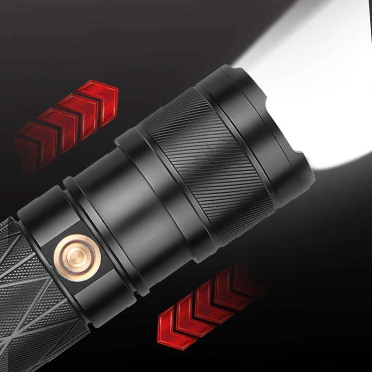 Mini Outdoor Long-Range Strong Light LED Flashlight, Specification: White Laser