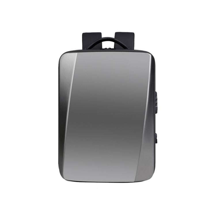 OUMANTU 966 Large-Capacity Waterproof Three-Dimensional Password Lock Laptop Backpack(Gray)