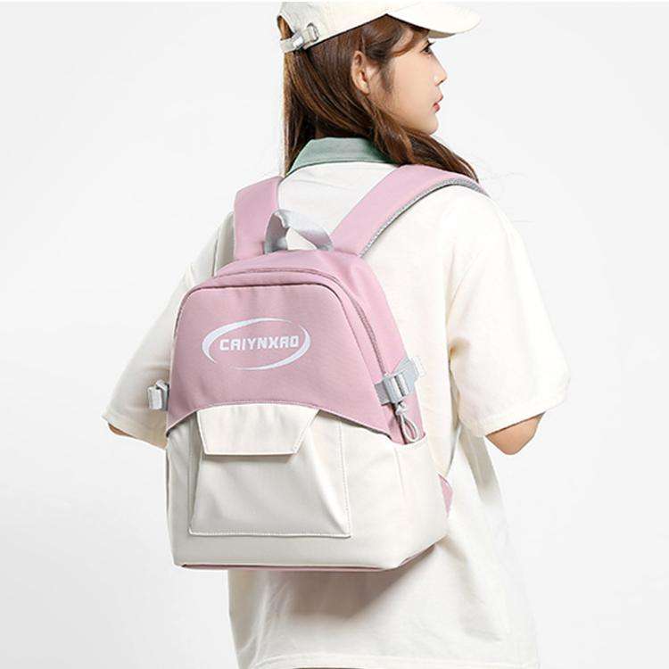 OUMANTU 2306 Large-capacity Splash-proof Leisure Backpack Outing Schoolbag(Pink)