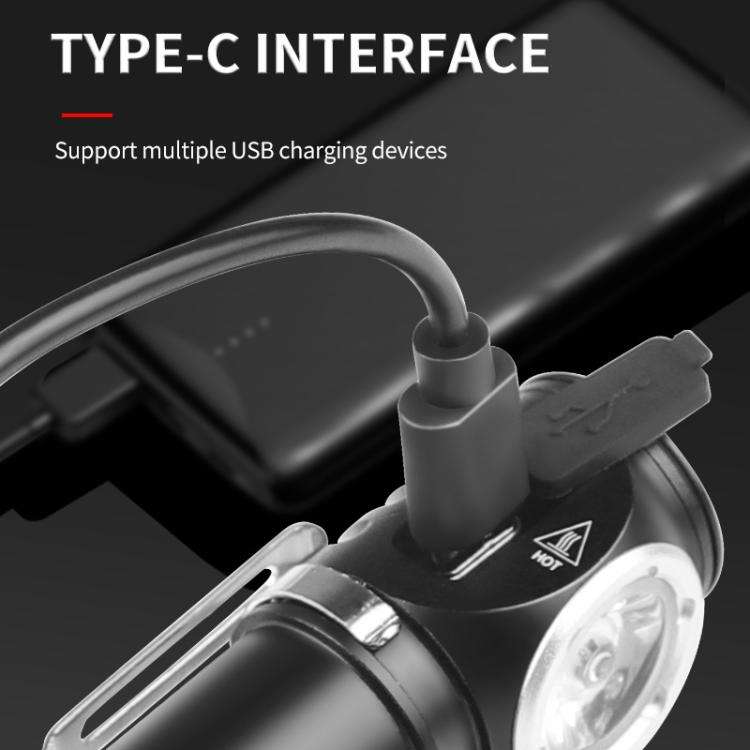 LED Flashlight Rechargeable Portable Multifunctional With Magnetic Headlight(6603)