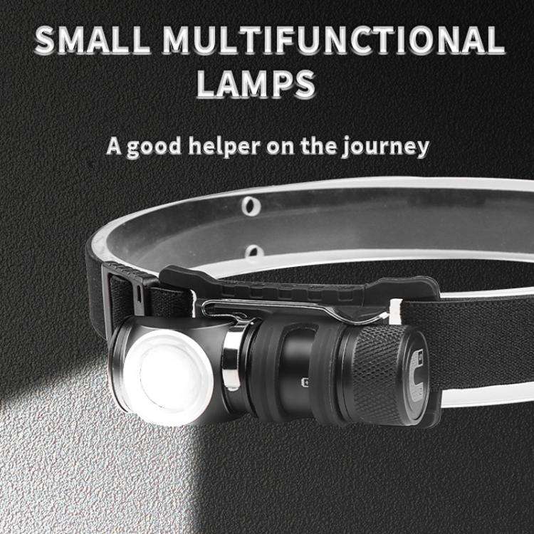 LED Flashlight Rechargeable Portable Multifunctional With Magnetic Headlight(6603)