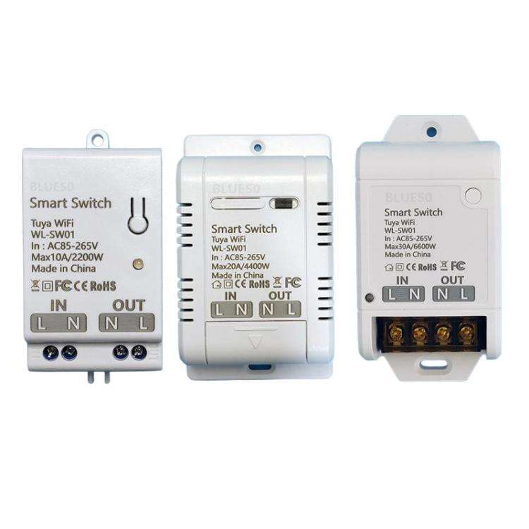 10A  Tuya WiFi Smart Switch Supports Amazon ALEXA/Google HOME Voice Control