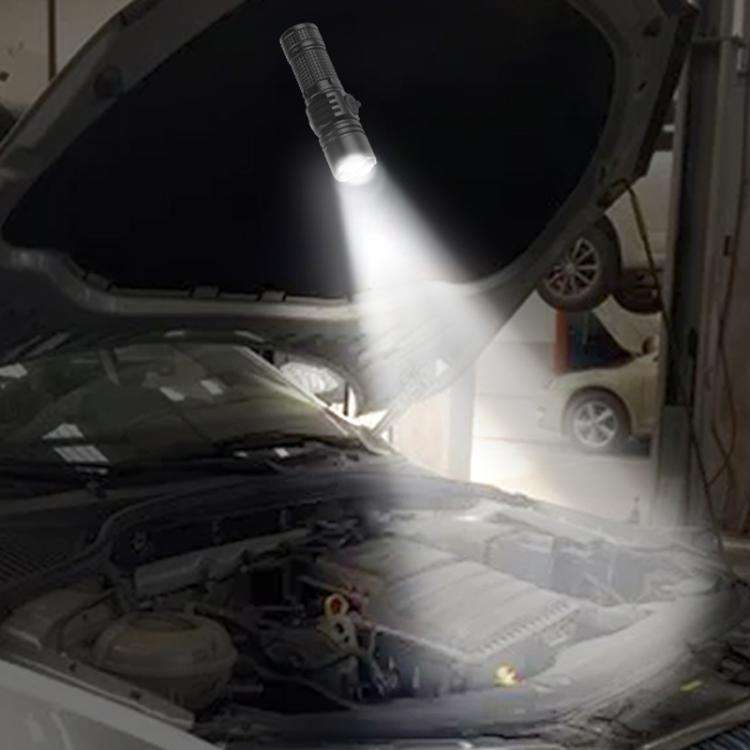 Mini TYPE-C Rechargeable White Laser LED Strong Light Long-Range Flashlight(Without Battery)