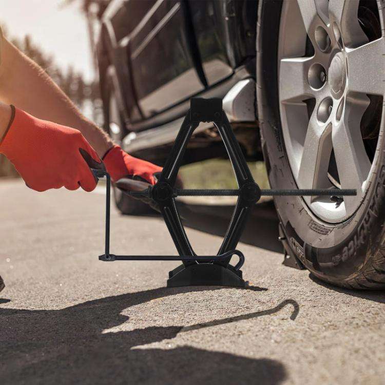 0.8ton Car Labor Saving Hand Cranked Lever Stand Scissor Jacks