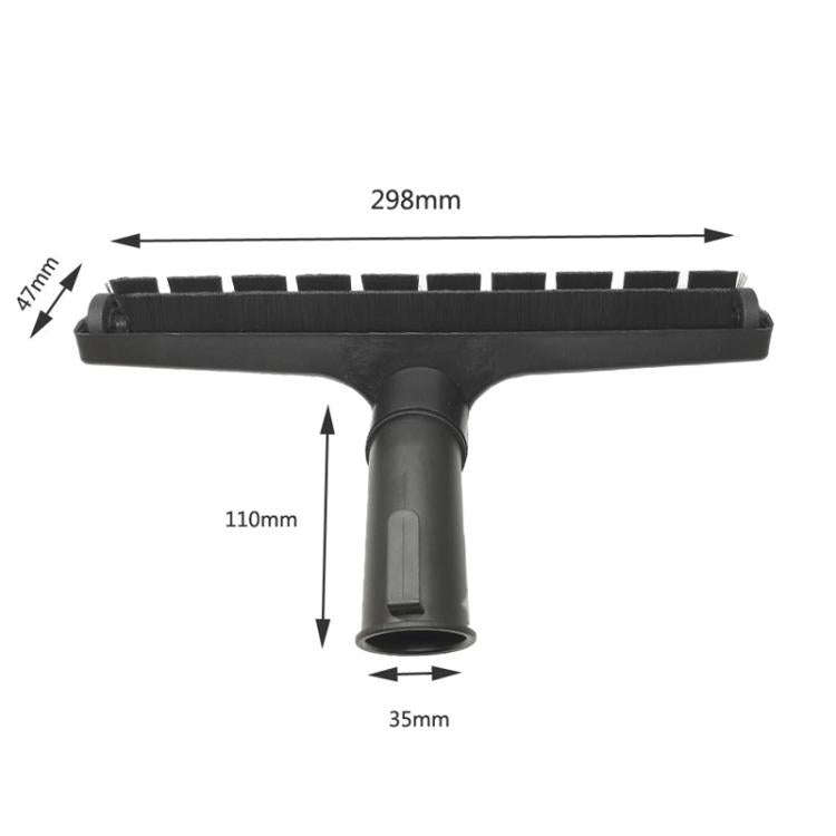 For Karcher NT18 / NT20 / NT30 Vacuum Cleaner Floor Cleaning Brush, Style: Black Brush