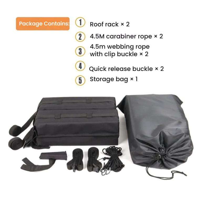Car Roof Non-slip Luggage Surfboard Strap Soft Rack