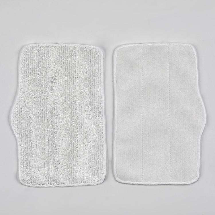 2pcs /pack Rag Mop Pad for XiaoMi Deerma Steam Mop ZQ610 ZQ600 ZQ100(White)