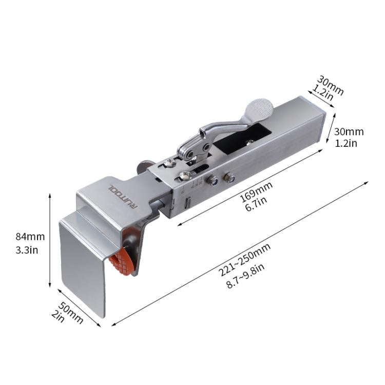 RUITOOL Stainless Steel Push Quick Drawer Clamp Adjustable Telescopic Woodworking Fixture Clamps,...