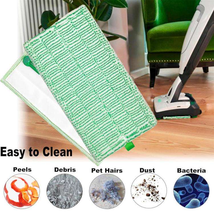For Vorwerk Vacuum Cleaner Cloth Accessories, Style: SP600 Green Soft Cloth