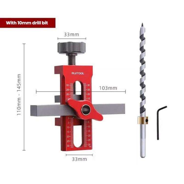 RUITOOL Cabinet Door Installation Locator Aids Adjustable Rebounder Punched Mounting Jig Leveling...