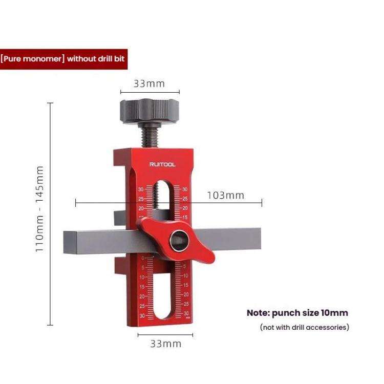 RUITOOL Cabinet Door Installation Locator Aids Adjustable Rebounder Punched Mounting Jig Leveling...