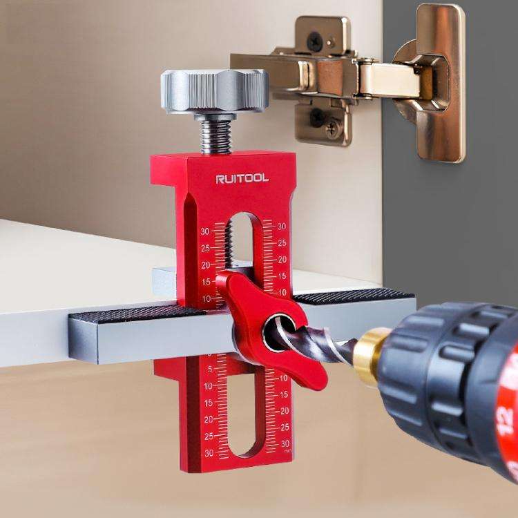 RUITOOL Cabinet Door Installation Locator Aids Adjustable Rebounder Punched Mounting Jig Leveling...