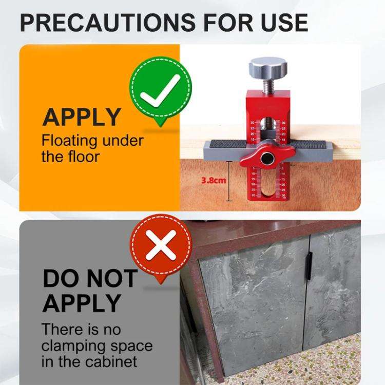 RUITOOL Cabinet Door Installation Locator Aids Adjustable Rebounder Punched Mounting Jig Leveling...