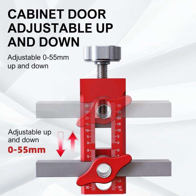RUITOOL Cabinet Door Installation Locator Aids Adjustable Rebounder Punched Mounting Jig Leveling...