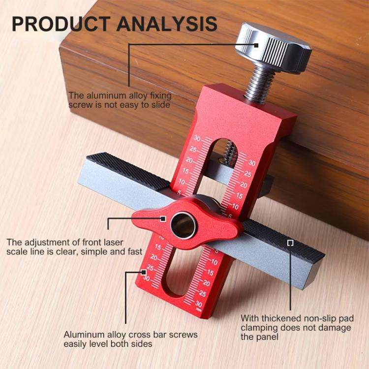 RUITOOL Cabinet Door Installation Locator Aids Adjustable Rebounder Punched Mounting Jig Leveling...