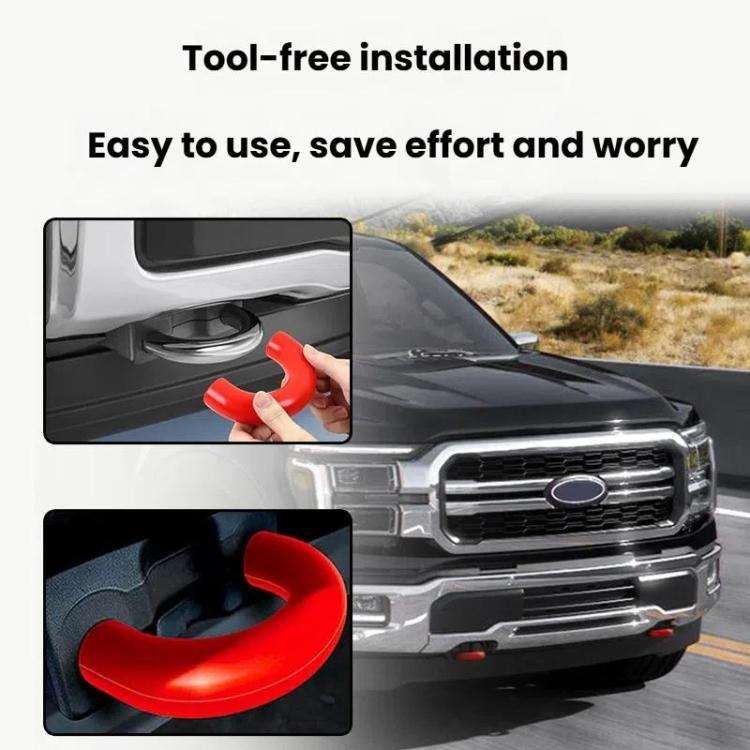 For Ford/Toyota Trailer Hitch Protection Ccover(Red)