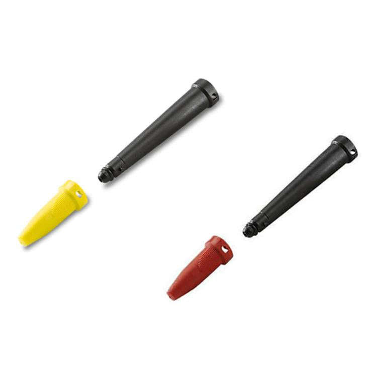 For Karcher Steam Cleaner Reusable Extension Nozzle(Black Red)