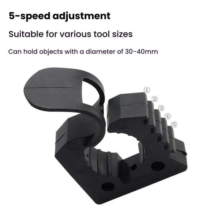 2pcs Outdoor Quick-Release Rubber Clamp Shovel Fixing Clip For Off-road Vehicle Luggage Rack Moun...