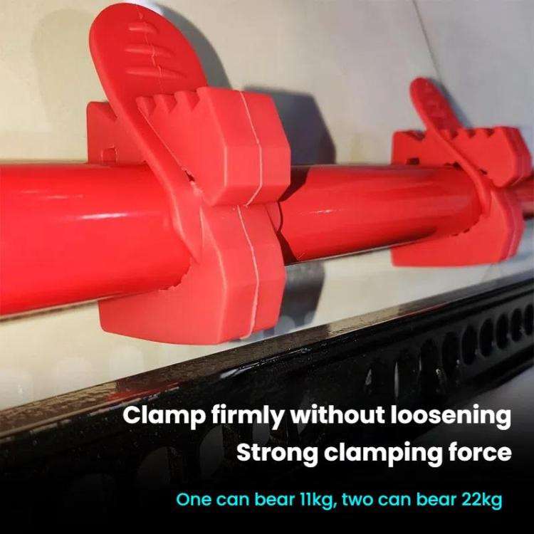 2pcs Outdoor Quick-Release Rubber Clamp Shovel Fixing Clip For Off-road Vehicle Luggage Rack Moun...