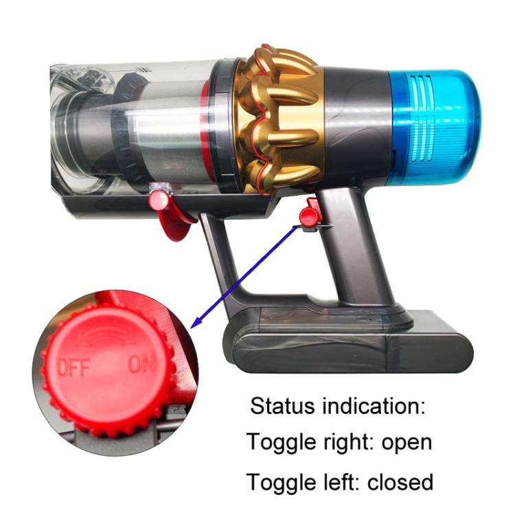 For Dyson V6 / V7 / V8 / V10 / V11 / V15 / V18 / Slim Vacuum Cleaner Switch Latch Holder, Style: ...