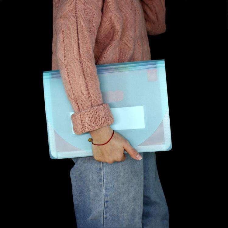 13 Pockets  A4 Accordion File Organizer Expanding File Folders For Storage And Organization White
