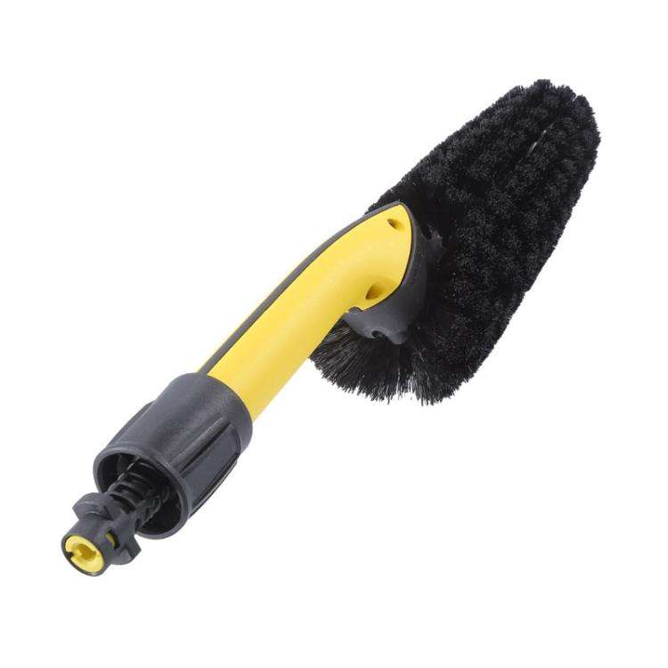 For Karcher K2 / K3 / K4 / K5 / K6 / K7 High Pressure Car Washer Wheel Rim Washing Brush(Yellow)