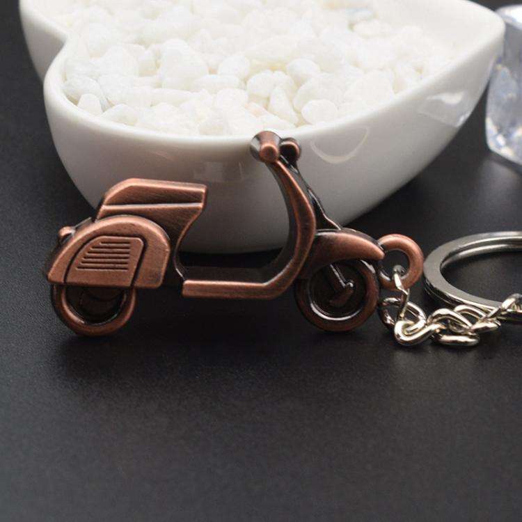 Electric Motorcycle Metal Keychain Pendant(GX-041)