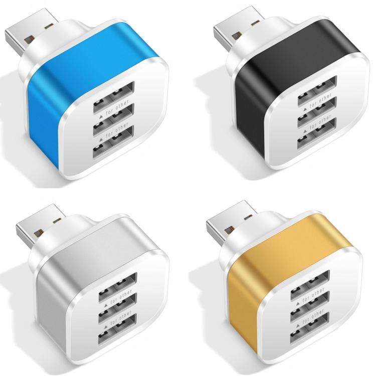 USB 2.0 HUB 3-port Expander(Gold)