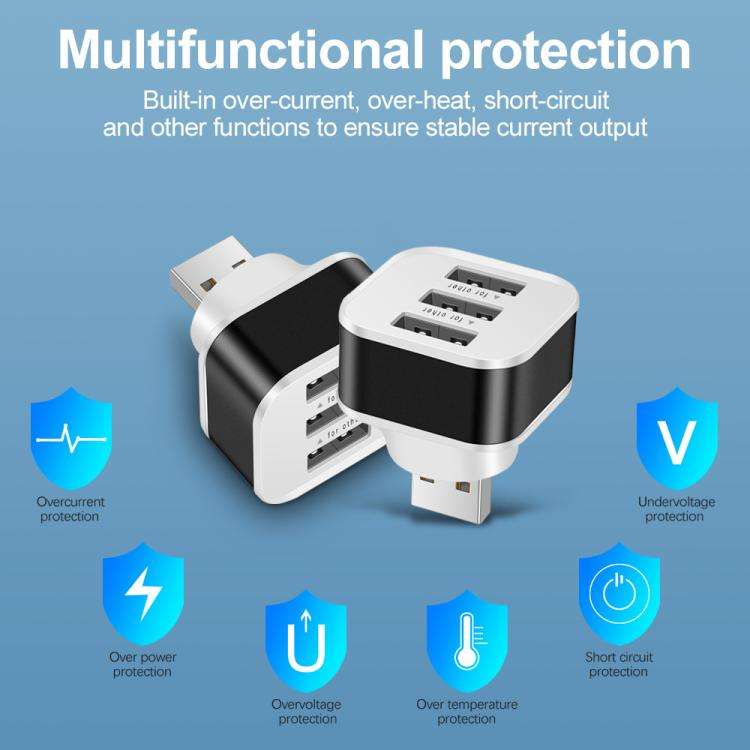 USB 2.0 HUB 3-port Expander(Gold)