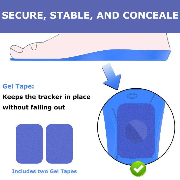 For AirTag Locator Insole Cover Children and The Elderly Hidden Anti-lost Device, Size: 275290MM