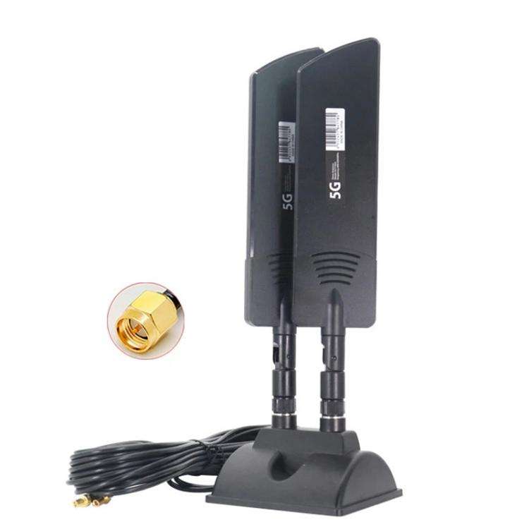42dbi 5G Router External Antenna Outdoor Long Range WiFi Signal Coverage Booster, Spec: SMA Male ...