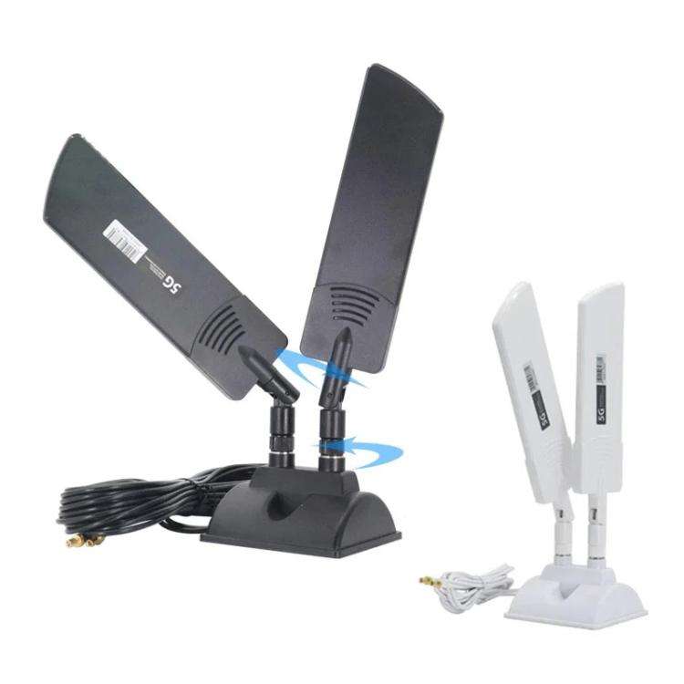 42dbi 5G Router External Antenna Outdoor Long Range WiFi Signal Coverage Booster, Spec: TS9 White