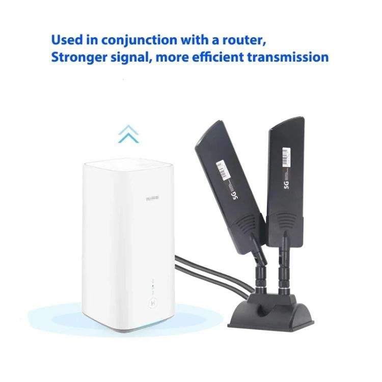 42dbi 5G Router External Antenna Outdoor Long Range WiFi Signal Coverage Booster, Spec: SMA Male ...