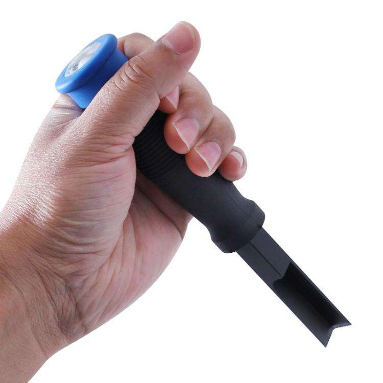RUITOOL Woodworking 90 Degree Right Angle Chisel Slotting Chisel Notch Hinge Carving Tool(8mm Red)