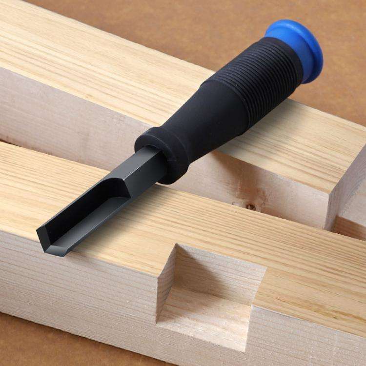 RUITOOL Woodworking 90 Degree Right Angle Chisel Slotting Chisel Notch Hinge Carving Tool(8mm Red)