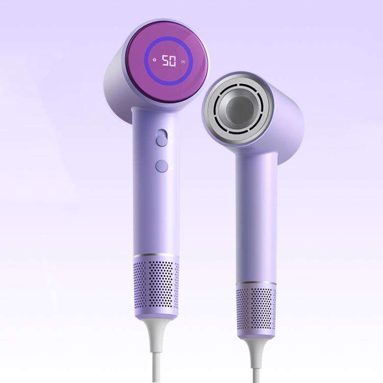 D3 110000 High Speed Smart Constant Temperature Negative Ion Hair Dryer, Color: US Plug Purple