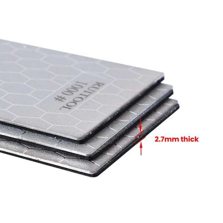 RUITOOL Emery Sharpening Disc Rectangular Diamond Honeycomb Knife Sharpener Household Polishing T...
