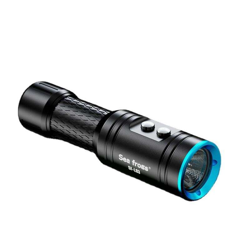 Sea Frogs  SF-L03 100m/325FT IPX8 Underwater Video Light 1000 lm Diving Flashlight(Blue)