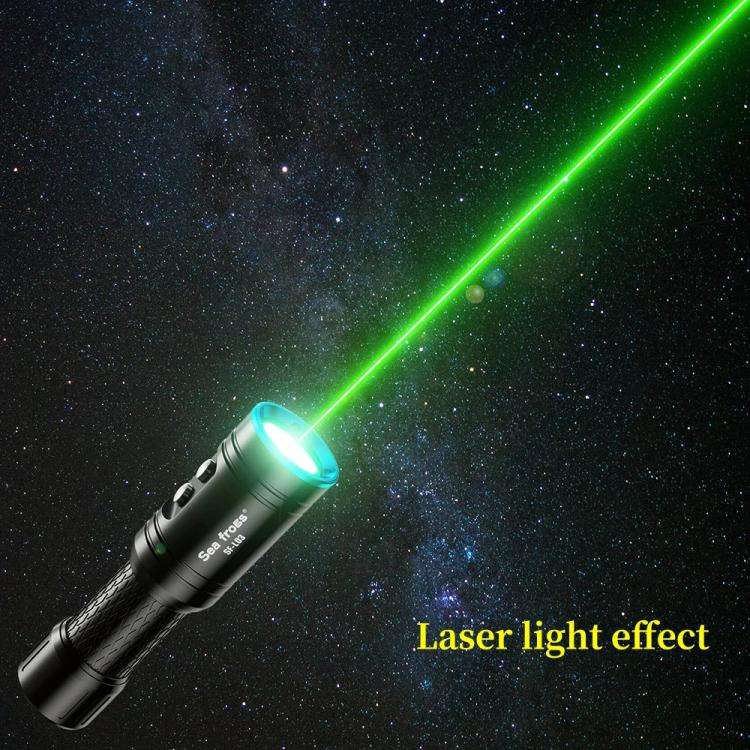 Sea Frogs  SF-L03 100m/325FT IPX8 Underwater Video Light 1000 lm Diving Flashlight(Blue)