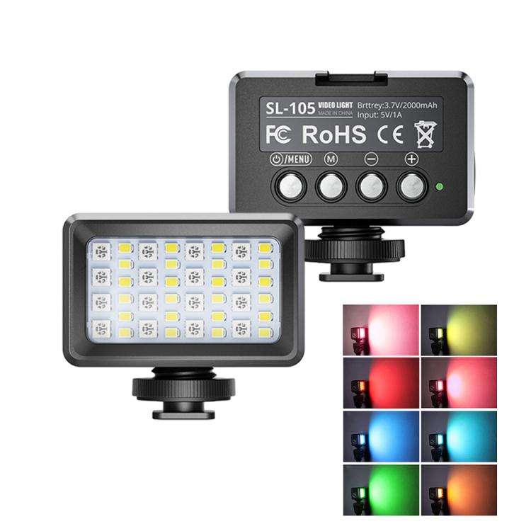 SL-105RGB  40 LEDs Fill Light 40m Waterproof Depth for Sports Cameras