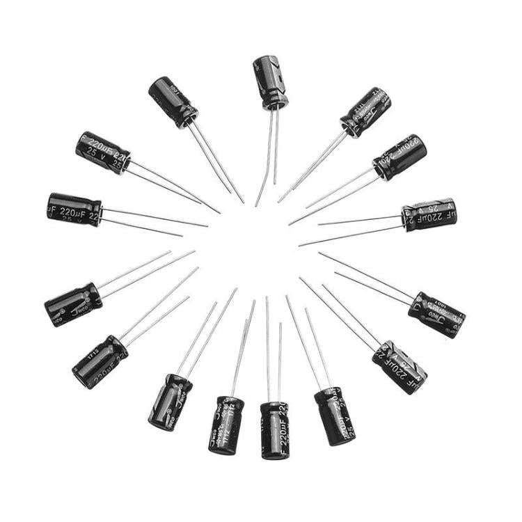 500pcs / Box 0.1uF-1000uF 24 Specifications Electrolytic Capacitor Kits