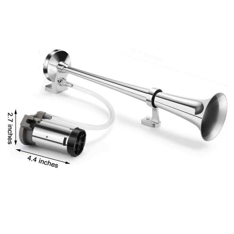 12V Car Electric Horn Air Pump Compressor(Silver)
