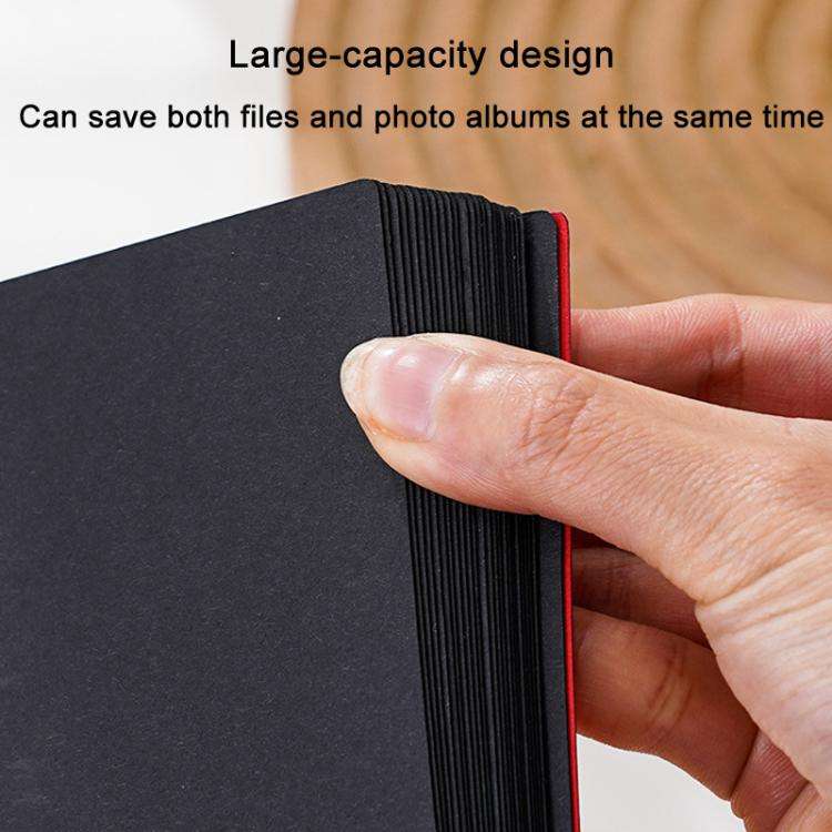 DIY Wooden Square Memorial Album Kids Growth Photo Album Cartoon Photo Book(Happiness)